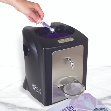 GemOro UltraSpa Combination Home Ultrasonic Jewelry Cleaner And Jewelry Steamer Matte Black 1 GemOro UltraSpa Combination Home Ultrasonic Jewelry Cleaner And Jewelry Steamer Matte Black
