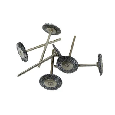 Mounted 1 Inch Steel Wire Brush On Mandrel Pack Of 6-89385 1 Mounted 1 Inch Steel Wire Brush On Mandrel Pack Of 6-89385