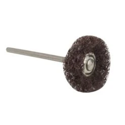 Mini Satin Texturing Buffs Wheels Mounted On 3/32 Inch Mandrel 3/4 Inch Diameter Medium