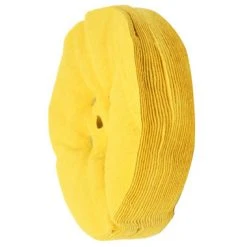 Brilliant Buff Rougeless Final Step Finishing Polisher For Tapered Spindles 4 1/2 X 3/4 Inches