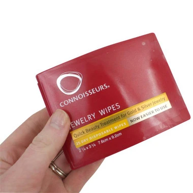 Connoisseurs Jewelry Cleaner Wipes 25 Wipe Dispenser 2 Connoisseurs Jewelry Cleaner Wipes 25 Wipe Dispenser - Image 2