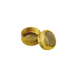 Brass Ultrasonic Cleaning Basket With Stainless Steel Mesh 5/8 Inch Diameter