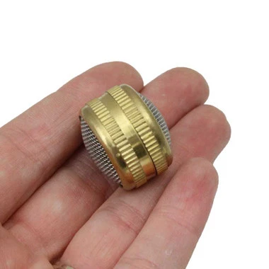 Brass Ultrasonic Cleaning Basket With Stainless Steel Mesh 1 Inch Diameter 3 Brass Ultrasonic Cleaning Basket With Stainless Steel Mesh 1 Inch Diameter - Image 3