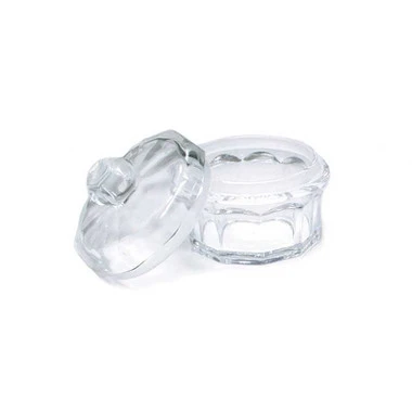 Clear Glass Alcohol Cup With Knob 3 1/2 Oz 1 Clear Glass Alcohol Cup With Knob 3 1/2 Oz