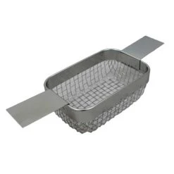 Standard Mesh Rectangular Ultrasonic Cleaning Basket 4 X 3 X 1 1/2 Inches