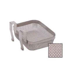 Stainless 4 X 5 Inch Fine Mesh Basket Ultrasonic Jewelry Cleaning