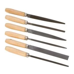 Jewelry File Set 6 Piece With Wood Handles- German