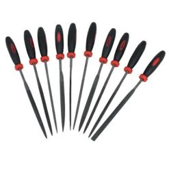 Needle File Set Of 10 With Ergonomic Handles 6 Inches Cut 2