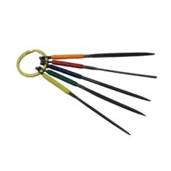 Needle Files On Key Ring 5 Piece Jewelry Set