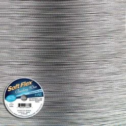Soft Flex Bead Wire Clear .014 Inch Diameter 30 Foot Spool