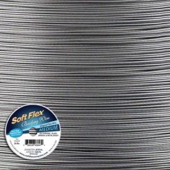 Soft Flex Bead Wire Clear .019 Inch Diameter 100 Foot Spool