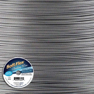 Soft Flex Bead Wire Clear .019 Inch Diameter 100 Foot Spool 1 Soft Flex Bead Wire Clear .019 Inch Diameter 100 Foot Spool