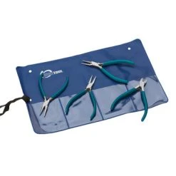 Teal Slimline Pliers Set Of 4 In Pouch