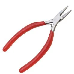 Flat Nose Ergonomic Pliers 5 1/2 Inches Jewelry Tool