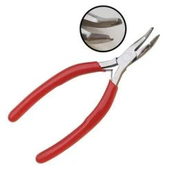 Bent Nose Pliers With Groove Ergonomic 5 1/2 Inches