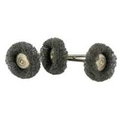 Buffs Miniature Satin Finish Diameter 1 Inch Fine Or Medium Grade Pack Of 3-68773