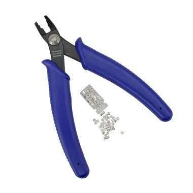Crimping Plier Set With 100 Pcs Crimps 1 Crimping Plier Set With 100 Pcs Crimps