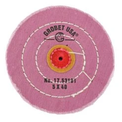 Jewelry Polishing Wheel Berry Buffs 5 Inch Diameter Ply 40 Stitching 3 Rows