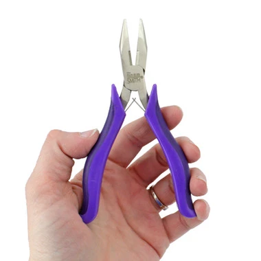Nickel Plated Chain Nose Plier With Ergo Handle And Cutter 3 Nickel Plated Chain Nose Plier With Ergo Handle And Cutter - Image 3