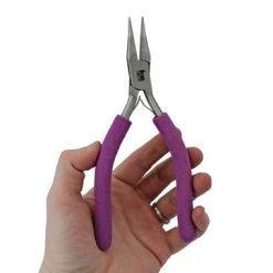 Full Size Chain Nose Pliers With Foam Grip -The Beadsmith Shop chain nose plier 46.0243photo2 08825.1676582510