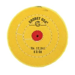 Buffs Chemkote Yellow Diameter 5 Inch Ply 50 Stitching 3 Rows