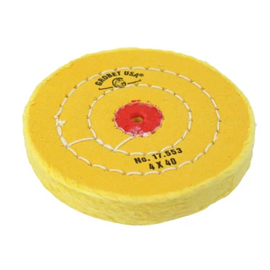 Buffs Chemkote Yellow Diameter 4 Inch Ply 40 Stitching 3 Rows 3 Buffs Chemkote Yellow Diameter 4 Inch Ply 40 Stitching 3 Rows - Image 3