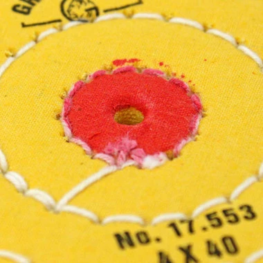 Buffs Chemkote Yellow Diameter 4 Inch Ply 40 Stitching 3 Rows 4 Buffs Chemkote Yellow Diameter 4 Inch Ply 40 Stitching 3 Rows - Image 4