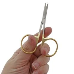 Precision Scissors With Gold Handles -The Beadsmith Shop cuticle scissors 53.222photo2 88703.1659442496
