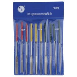 Alternative view of Mini Diamond Needle Files 5 1/4 Inch Set Of 10