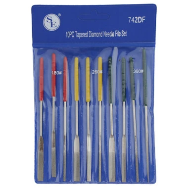 Mini Diamond Needle Files 5 1/4 Inch Set Of 10 2 Mini Diamond Needle Files 5 1/4 Inch Set Of 10 - Image 2