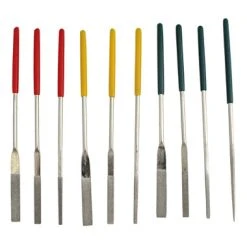 Mini Diamond Needle Files 5 1/4 Inch Set Of 10