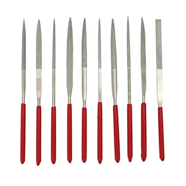 Diamond Coated Needle Files 10 Piece Set 1 Diamond Coated Needle Files 10 Piece Set