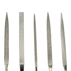 Flat Shape Diamond Needle File Set Of Five -The Beadsmith Shop diamond needle file set 34.024photo2 37255.1658872060