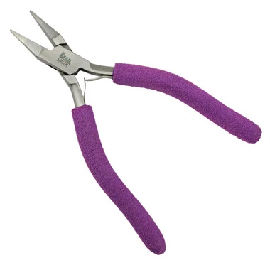 Full Size Narrow Flat Nose Pliers With Foam Grip 1 Full Size Narrow Flat Nose Pliers With Foam Grip