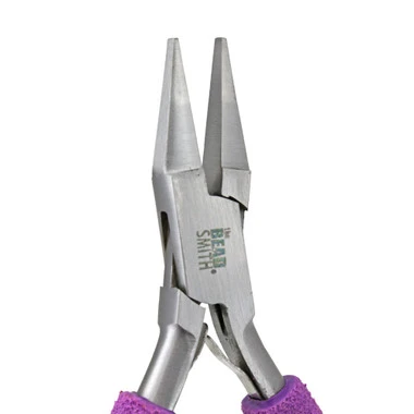 Full Size Narrow Flat Nose Pliers With Foam Grip 2 Full Size Narrow Flat Nose Pliers With Foam Grip - Image 2