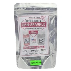 Gem Sparkle Ionic Cleaner Solution Concentrate 32 Oz Powder Mix Kit No Bottle