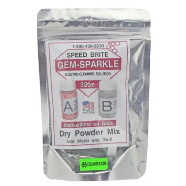 Gem Sparkle Ionic Cleaner Solution Concentrate 32 Oz Powder Mix Kit No Bottle 1 Gem Sparkle Ionic Cleaner Solution Concentrate 32 Oz Powder Mix Kit No Bottle