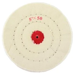 Finex Muslin Buff With Shellac Center 5 Inch 50 Ply Stitched