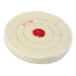 Finex Muslin Buff With Shellac Center 5 Inch 50 Ply Stitched 6 Finex Muslin Buff With Shellac Center 5 Inch 50 Ply Stitched -The Beadsmith Shop jewelry poliahing buff 17.632photo3 43836.1658872069