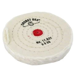 Buffs Finex Muslin Shellac Centers Diameter 5 Inch Ply 55 Stitching 5 Rows -The Beadsmith Shop jewelry polishing buff 17.625photo3 26147.1658871934