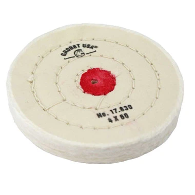 Buffs Finex Muslin Shellac Centers Diameter 4 Inch Ply 60 Stitching 3 Rows 3 Buffs Finex Muslin Shellac Centers Diameter 4 Inch Ply 60 Stitching 3 Rows - Image 3