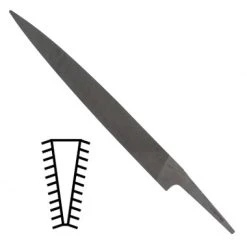Vallorbe Swiss LP1760 Knife Edge Jewelry File-87869 -The Beadsmith Shop knife edge jewelry file 31.182photo3 94526.1658872014