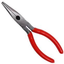 Long Nose Plier With Serrated Jaws 6 1/2 Inches