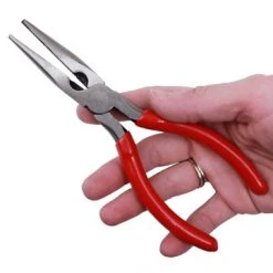 Alternative view of Long Nose Plier With Serrated Jaws 6 1/2 Inches