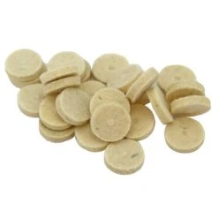 Miniature Felt Wheel Buffs Hard 1/2 Inch - Pack Of 25