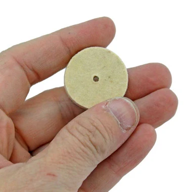 Felt Buffing Wheel 1 X 1/4 Inch 3 Felt Buffing Wheel 1 X 1/4 Inch - Image 3