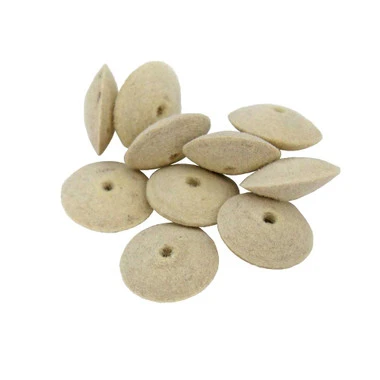 Miniature Knife Edge Felt Wheel Buffs 5/8 Inch Pack Of 12 1 Miniature Knife Edge Felt Wheel Buffs 5/8 Inch Pack Of 12