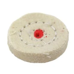 Jewelry Finex Muslin Buff 1 Inch 16 Ply Stitched Buff Pack Of 3 -The Beadsmith Shop mini muslin polishing buffs 17.611photo4 33636.1658872047