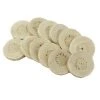 Buffs Finex Miniature Muslin Diameter 7/8 Inch Ply 16 Stitching 1 Row Pack Of 12