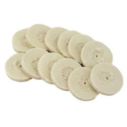 Buffs Finex Miniature Muslin Diameter 1 Inch Ply 16 Stitching 1 Row Pack Of 12